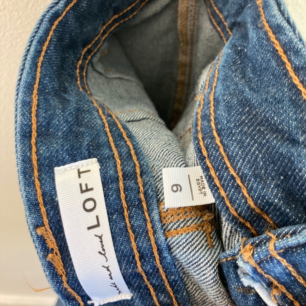 Loft Women’s denim mini skirt - Picture 2 of 7